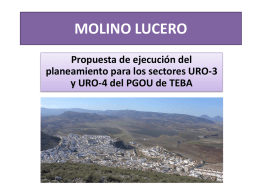 MOLINO LUCERO - Ayuntamiento de Teba