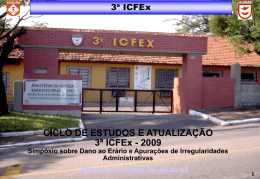 para a apuração de irregularidades - 3ª ICFEx
