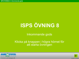 ISPS Övning 8