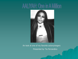 Slide 1 - Aaliyah Remembered 2
