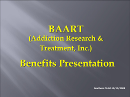 BAART/CDP - Benefits Information Center
