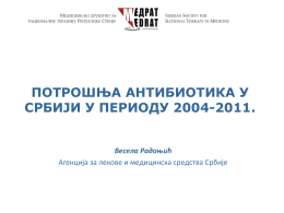02. Vesela Radonjic - Potrosnja antibiotika u Srbiji 2004