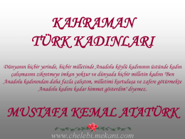 Kahraman Turk Kadini