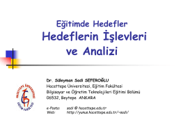 Seferoglu_EgitimdeHedef_HedefAnaliz