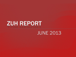 ZUH Report