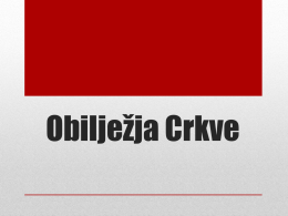 Obilježja Crkve