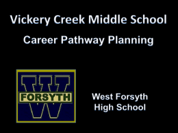 Broadcast/ Video - Forsyth County Schools
