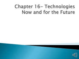 Chapter 16 Slide Presentation- Show Formatx