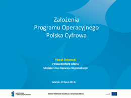 Finansowanie projektów telekomunikacyjnych w Polsce z funduszy UE