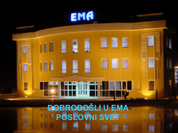 PowerPoint prezentacija kompanije sa detaljnim opisom