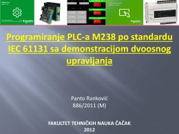 Програмирање PLC-a M238 по стандарду IEC 61131 са
