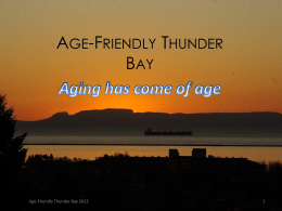 AFTB Business Meeting PowerPoint, June 11 2013 - Age