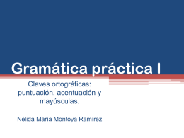 Gramática y ortografía práctica 1.