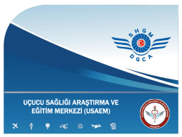 usaem - Sivil Havacılık Genel Müdürlüğü