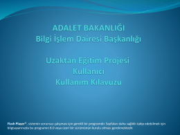 Slayt 1 - Uzaktan Eğitim