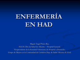 ENFERMERA GESTORA DE CASOS HOSPITALARIA (EGCH)