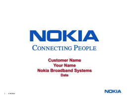 Nokia Excellence - Cosmic Wisdom Communications
