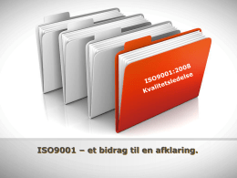 ISO9001 - ACS Gruppen