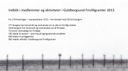 PowerPoint-præsentation - Guldborgsund Frivilligcenter