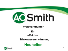 AO Smith - Industrievertretung K. Peters