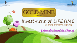 Shirwal Goldmine Presentation