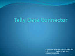 Tally Data Connector