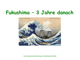 Fukushima * 3 Jahre danach