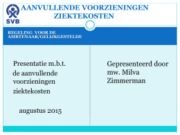 Presentatie SVB augustus 2015
