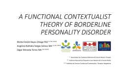 Presentación de PowerPoint - Association for Contextual Behavioral