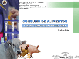Alimentación Animal - Universidad Central de Venezuela