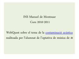 opinió personal - INS Manuel de Montsuar