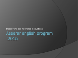 Asserar english program 2015 - E