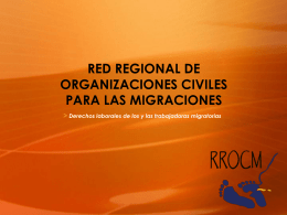 Miguel Marín -RROCM - Conferencia Regional sobre Migración