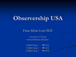 Observership - Faraz..