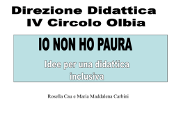Diapositiva 1 - Direzione Didattica IV Circolo di Olbia!
