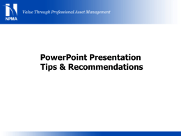 PowerPoint Tips