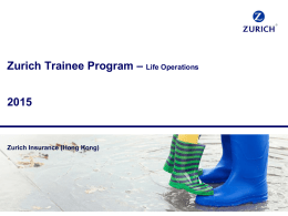 Zurich Trainee Program