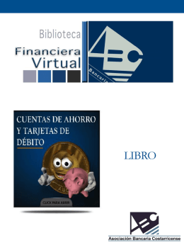 Libro Ahorro y Tarjeta de Débito - Asociación Bancaria Costarricense