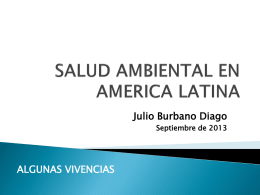 salud ambiental en america latina