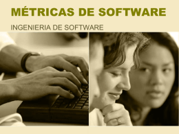 MÉTRICAS DE SOFTWARE - calidad-del-software