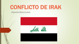 Conflicto de Irak (Alejandra Ribera)