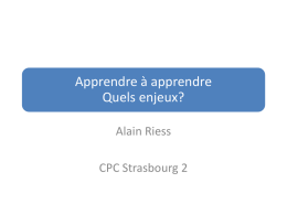 Diapositive 1 - Inspection de Strasbourg 2