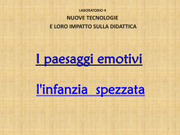 DATINI &ndash; Elaborati Lab. 4 - Formazione docenti neoassunti Regione