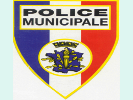 Le cadre juridique - Police Municipale