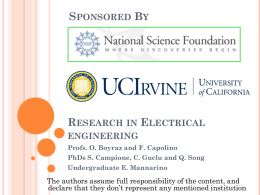 here - Research Webpage - University of California, Irvine