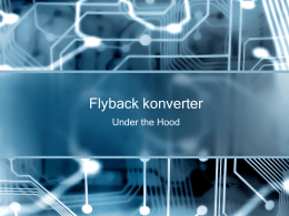 Flyback konverterx