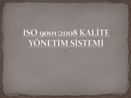 ISO 9000 Nedir?