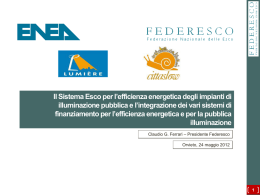 I vantaggi dell`efficienza energetica
