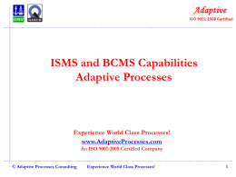 AdaptiveISMSandBCMSCapabiliitesx