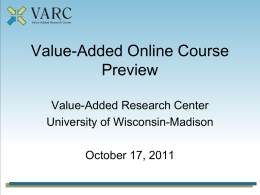 VARC Online Course Preview
